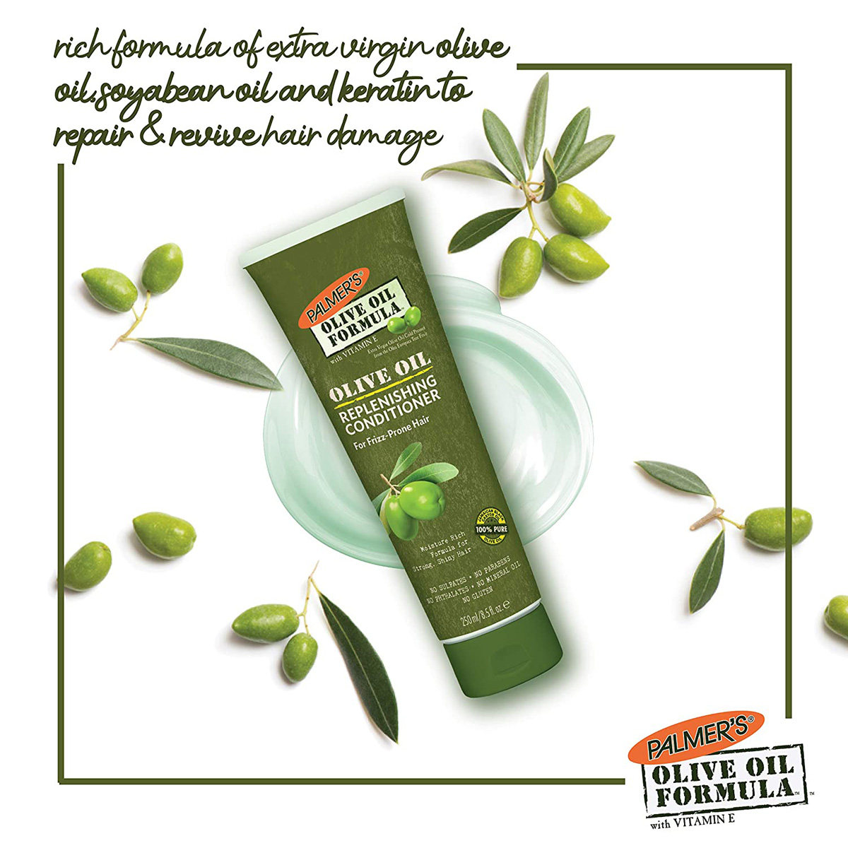 Palmers Olive Oil Formula Replenishing Conditioner, 250 ml, Pack of 1 Palmers Olive Oil Formula Replenishing Conditioner, 250 ml, Pack of 1