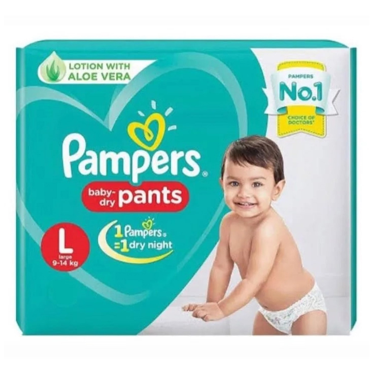 Pampers Baby Diaper Pants Large, 9 Count, Pack of 1 Pampers Baby Diaper Pants Large, 9 Count, Pack of 1