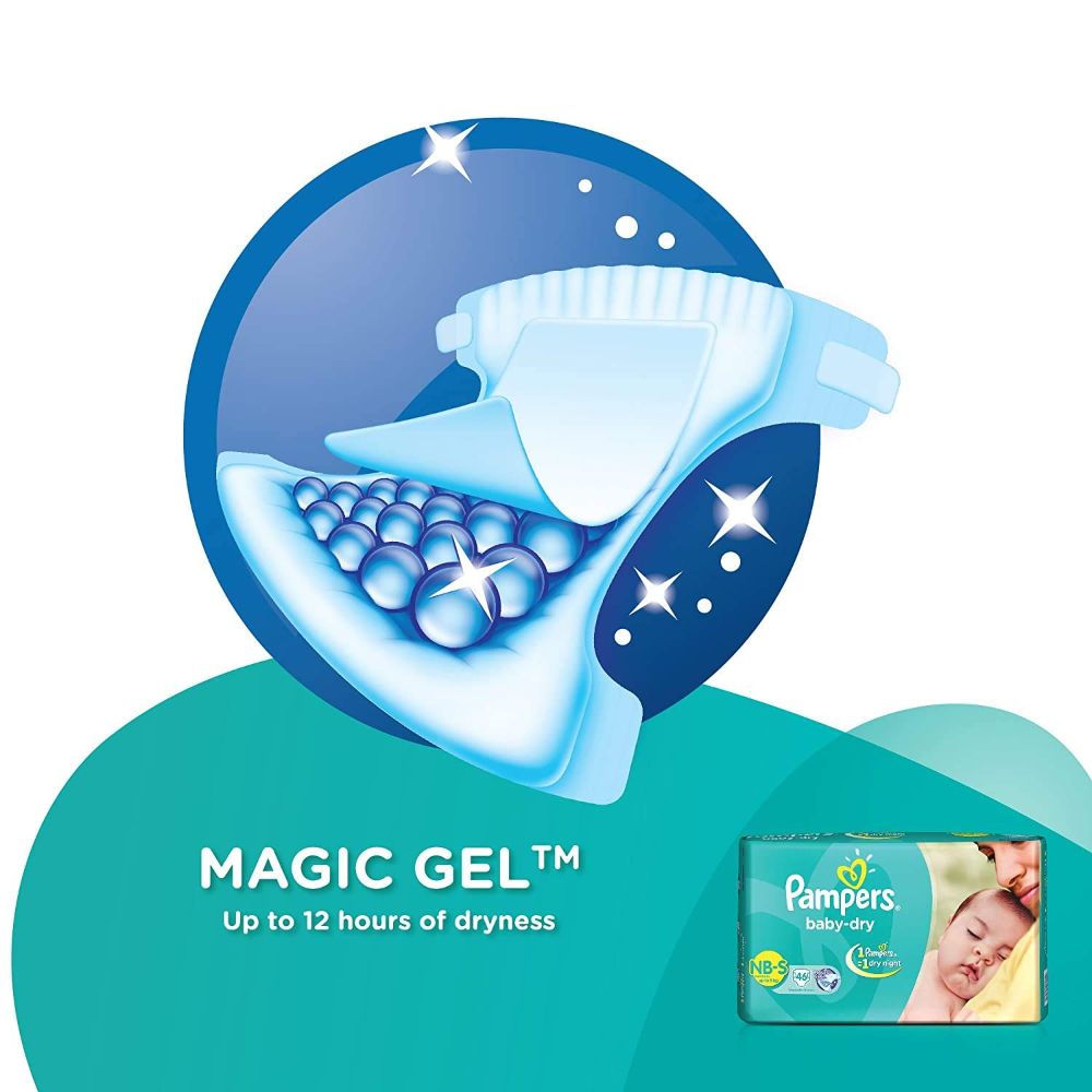 Pampers Baby Dry Diapers Large, 5 Count, Pack of 1 Pampers Baby Dry Diapers Large, 5 Count, Pack of 1