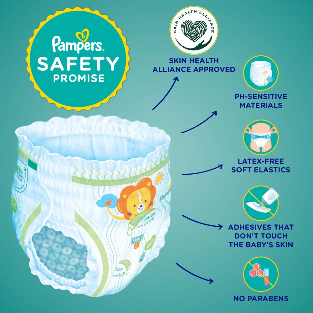 Pampers All-Round Protection Diaper Pants XL, 56 Count, Pack of 1