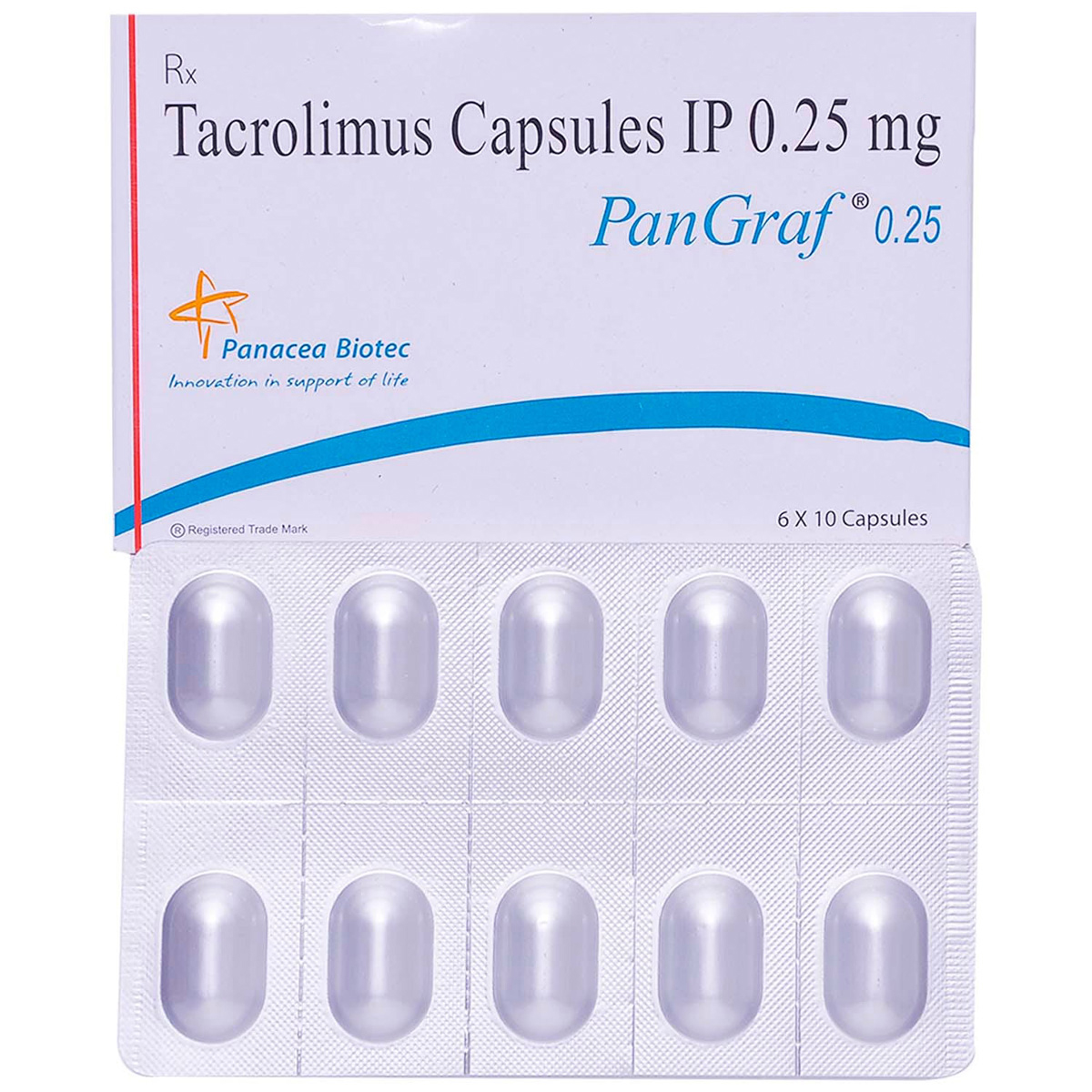 Pangraf 0.25 Capsule 10's, Pack of 10 CAPSULES Pangraf 0.25 Capsule 10's, Pack of 10 CAPSULES
