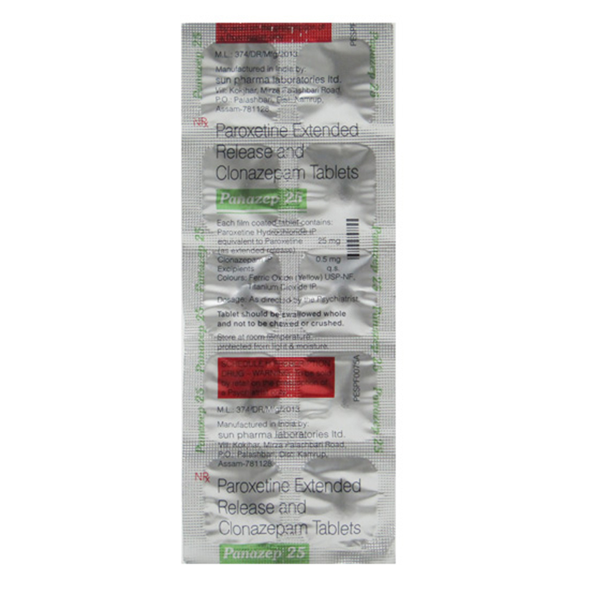 Panezep 25 mg Tablet 10's, Pack of 10 Panezep 25 mg Tablet 10's, Pack of 10