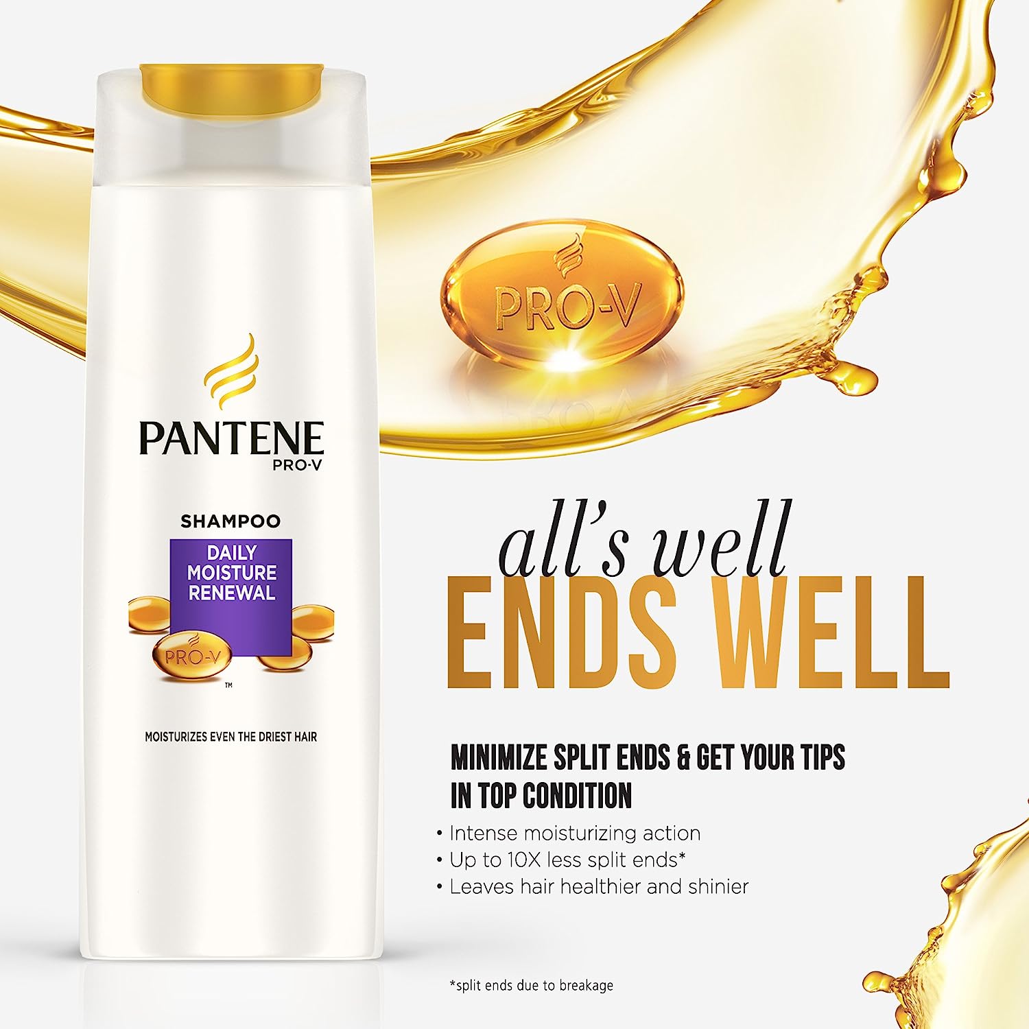 Pantene Pro-V Daily Moisture Repair Shampoo, 340 ml, Pack of 1 Pantene Pro-V Daily Moisture Repair Shampoo, 340 ml, Pack of 1