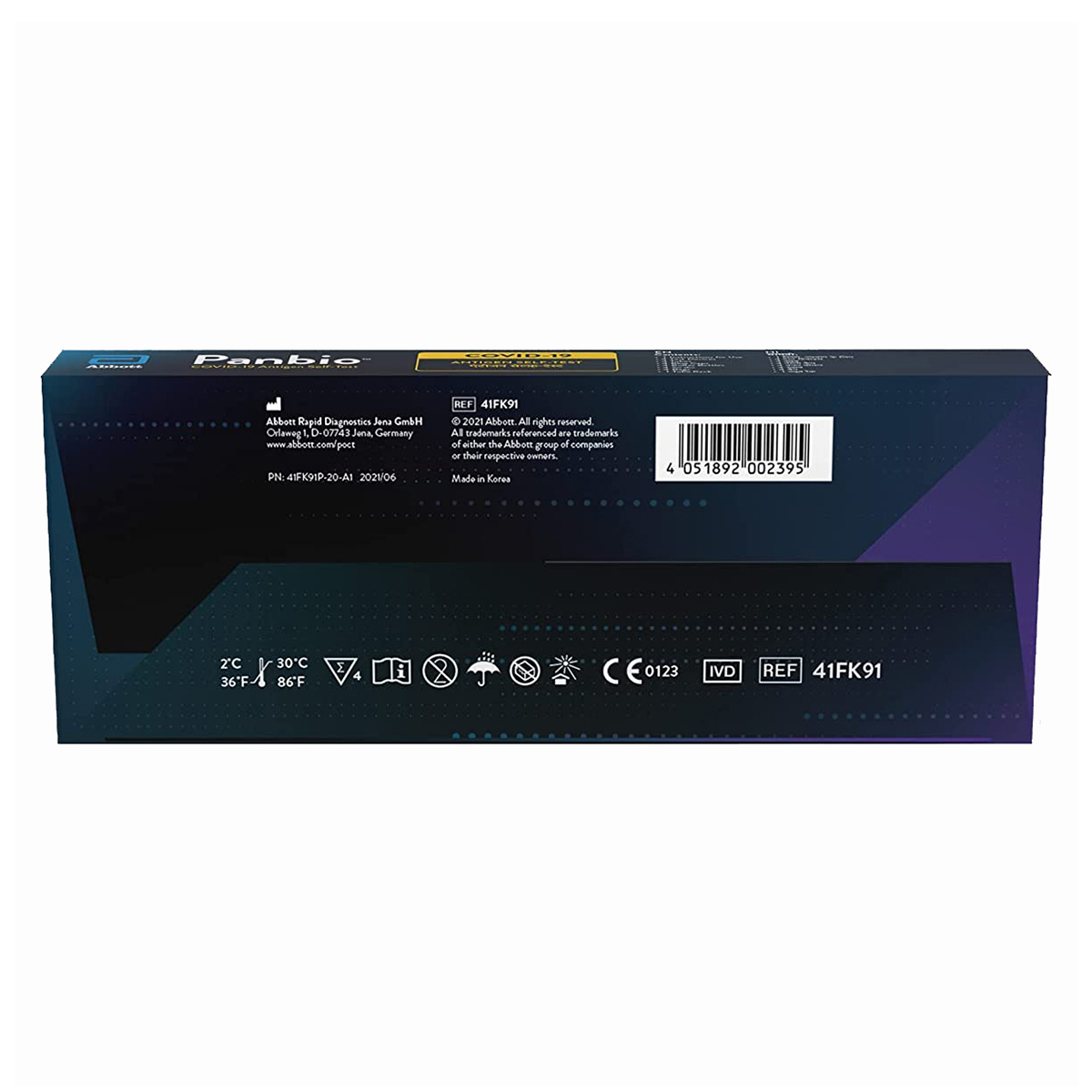 Panbio Covid-19 Antigen Self-Test, 1 Kit, Pack of 1 Panbio Covid-19 Antigen Self-Test, 1 Kit, Pack of 1