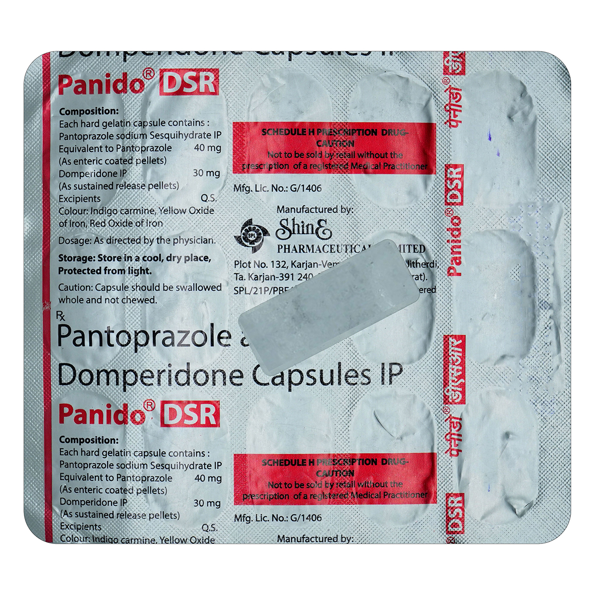 Panido DSR Capsule 15's, Pack of 15 Panido DSR Capsule 15's, Pack of 15