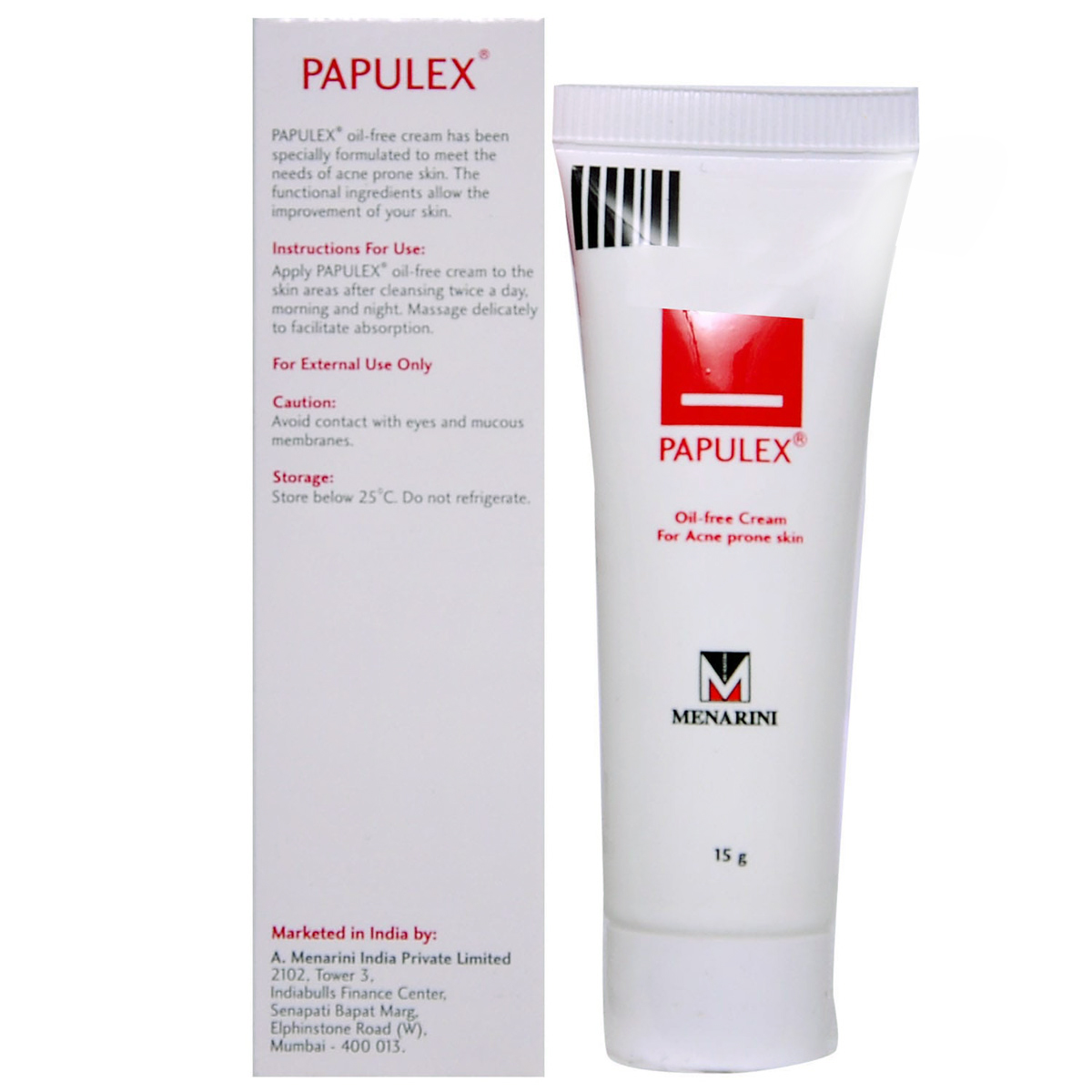 Papulex Cream 15 gm, Pack of 1 Papulex Cream 15 gm, Pack of 1