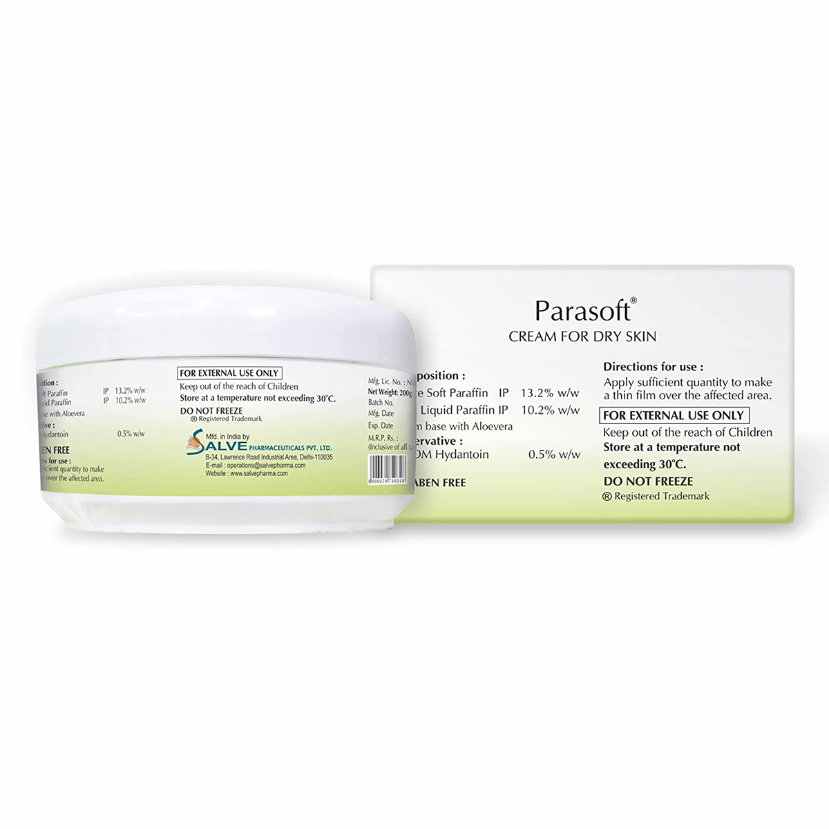 Parasoft Cream 200 gm, Pack of 1 Cream Parasoft Cream 200 gm, Pack of 1 Cream