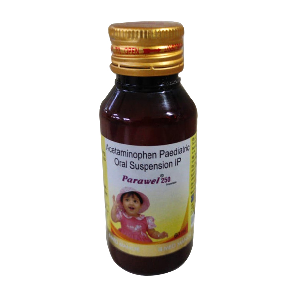 Parawel 250 mg Syrup 60 ml, Pack of 1 Syrup Parawel 250 mg Syrup 60 ml, Pack of 1 Syrup