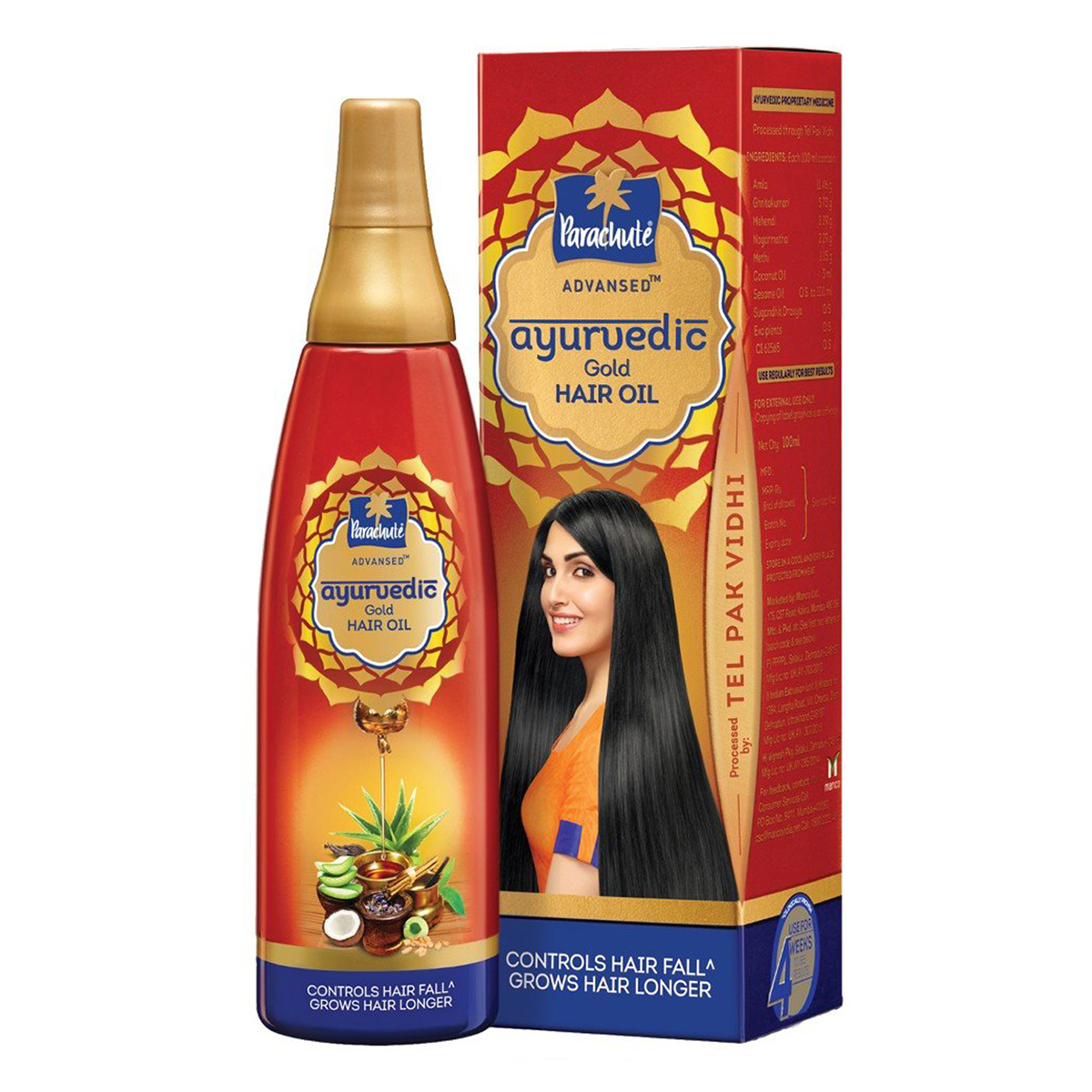 Parachute Advansed Ayurvedic Gold Hair Oil, 100 ml, Pack of 1 Parachute Advansed Ayurvedic Gold Hair Oil, 100 ml, Pack of 1