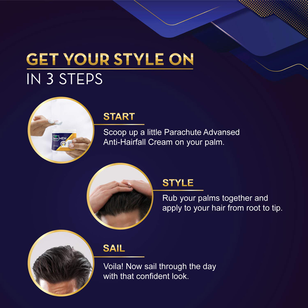 Parachute Advansed Men Anti-Hairfall Hair Cream, 100 gm, Pack of 1 Parachute Advansed Men Anti-Hairfall Hair Cream, 100 gm, Pack of 1