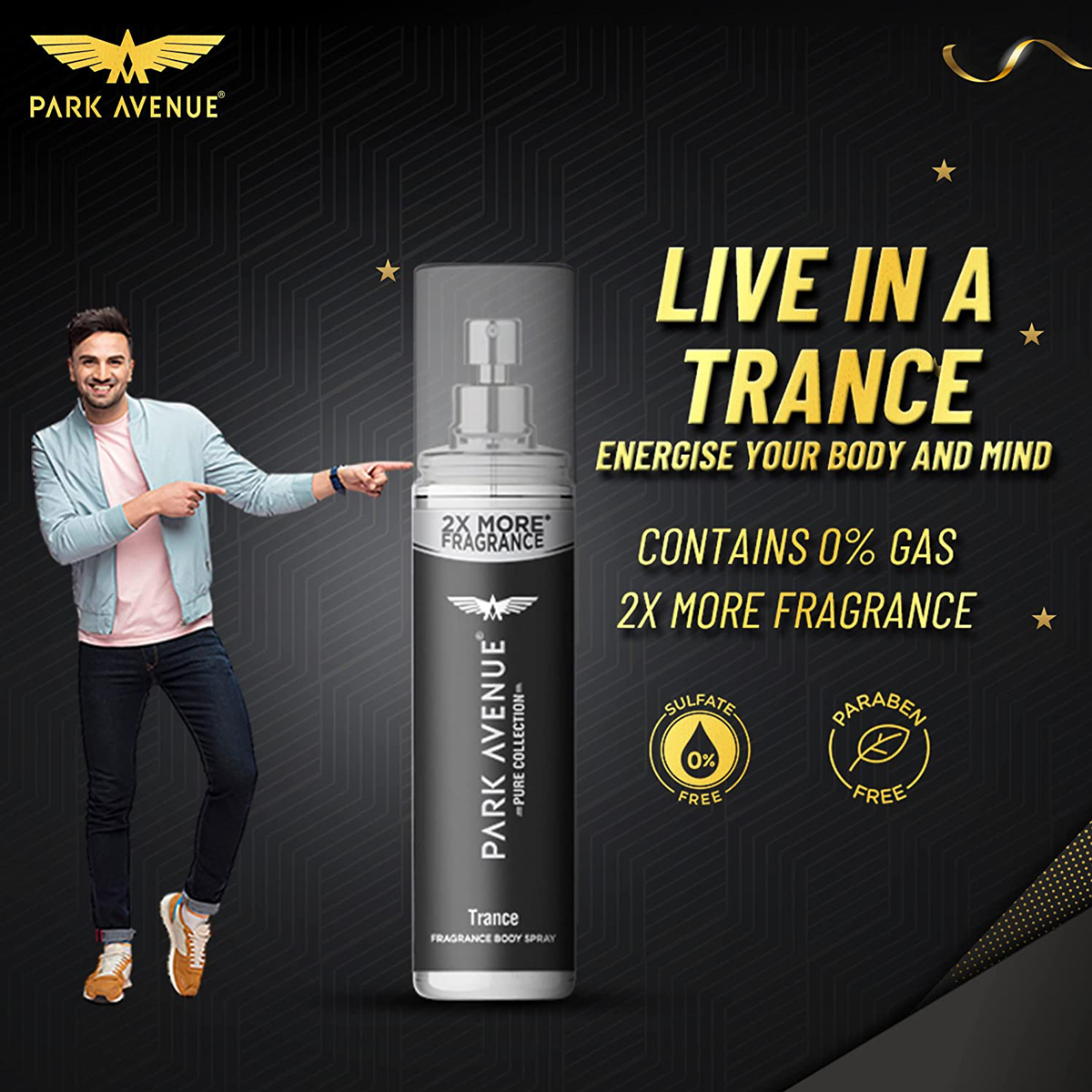 Park Avenue Trance Perfume Body Spray For Men, 135 ml, Pack of 1 Park Avenue Trance Perfume Body Spray For Men, 135 ml, Pack of 1