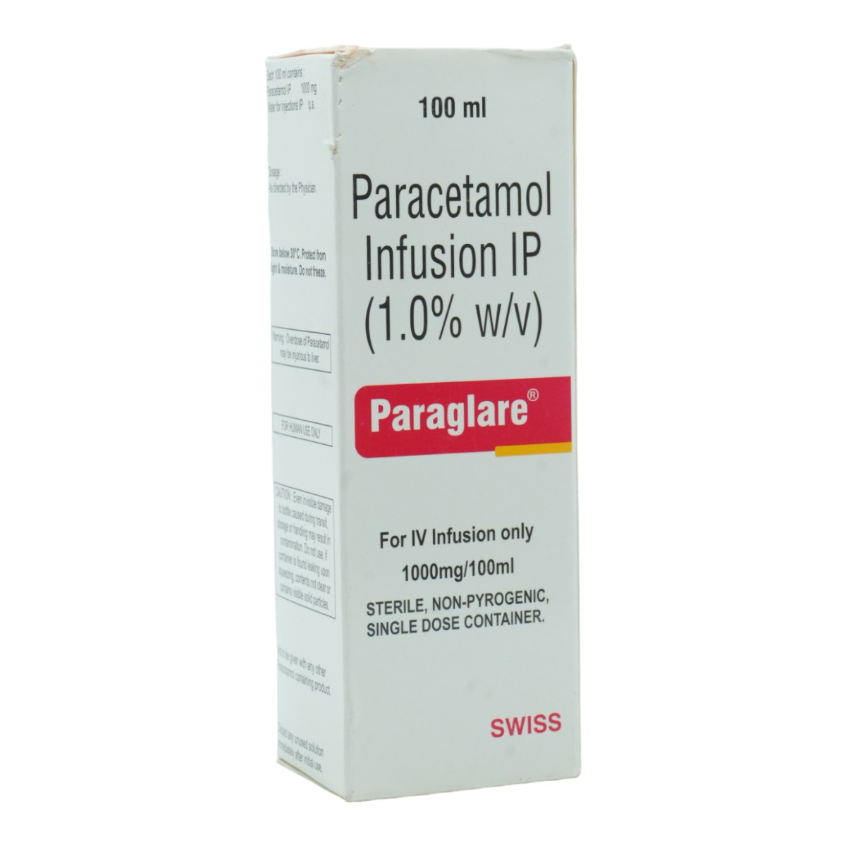Paraglare 1%w/v Infusion 100 ml, Pack of 1 Injection Paraglare 1%w/v Infusion 100 ml, Pack of 1 Injection