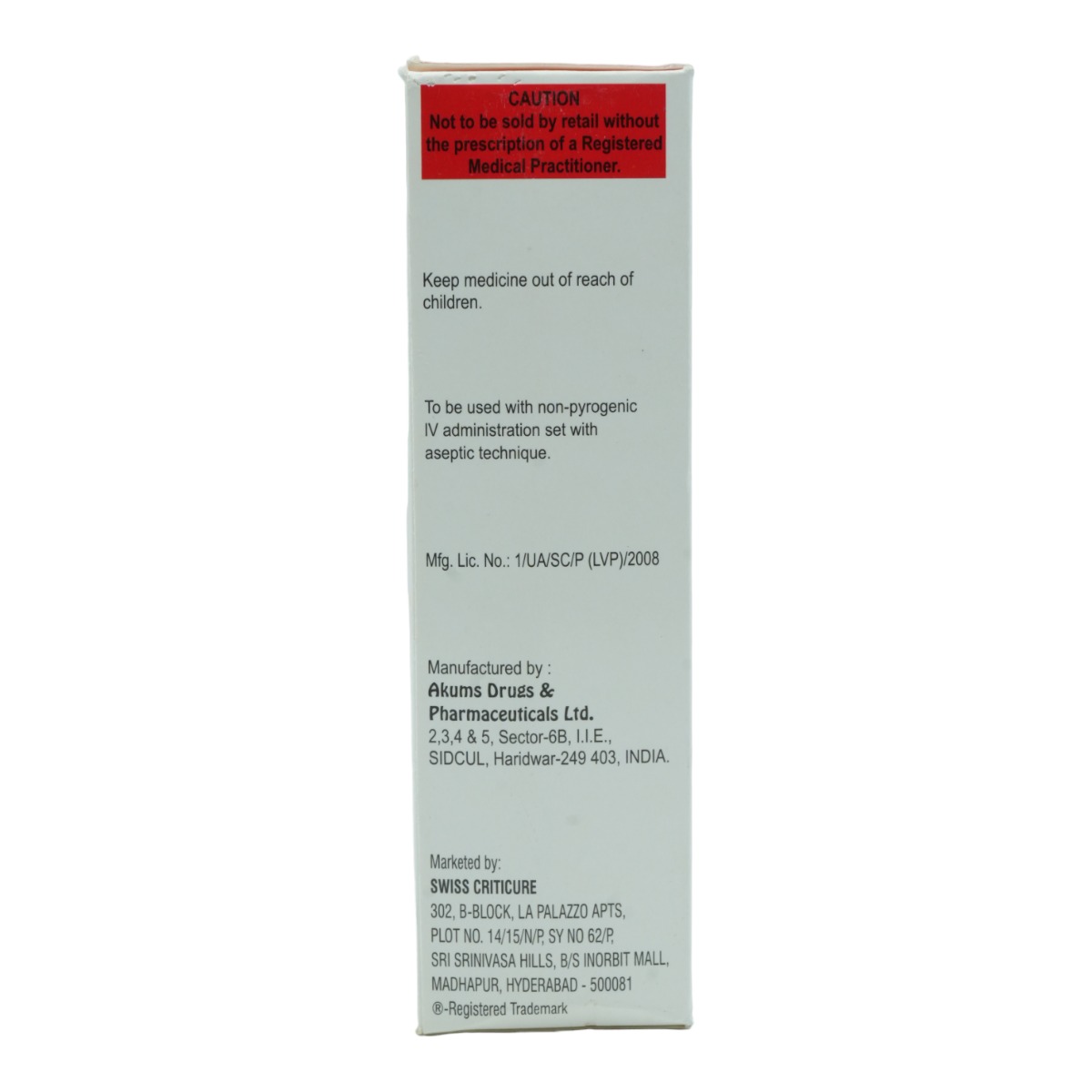 Paraglare 1%w/v Infusion 100 ml, Pack of 1 Injection Paraglare 1%w/v Infusion 100 ml, Pack of 1 Injection