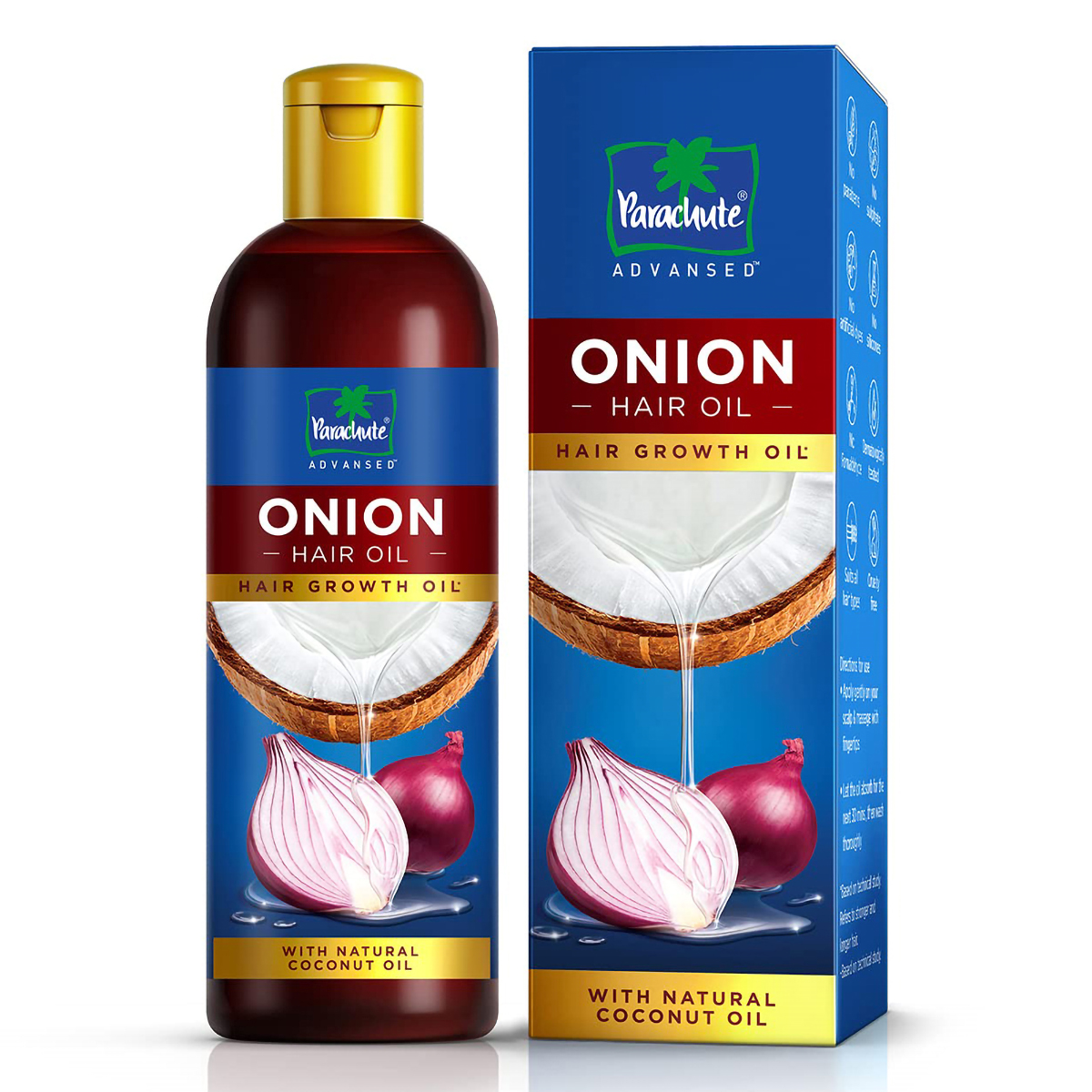 Parachute Advansed Onion Hair Oil, 200 ml, Pack of 1 Parachute Advansed Onion Hair Oil, 200 ml, Pack of 1