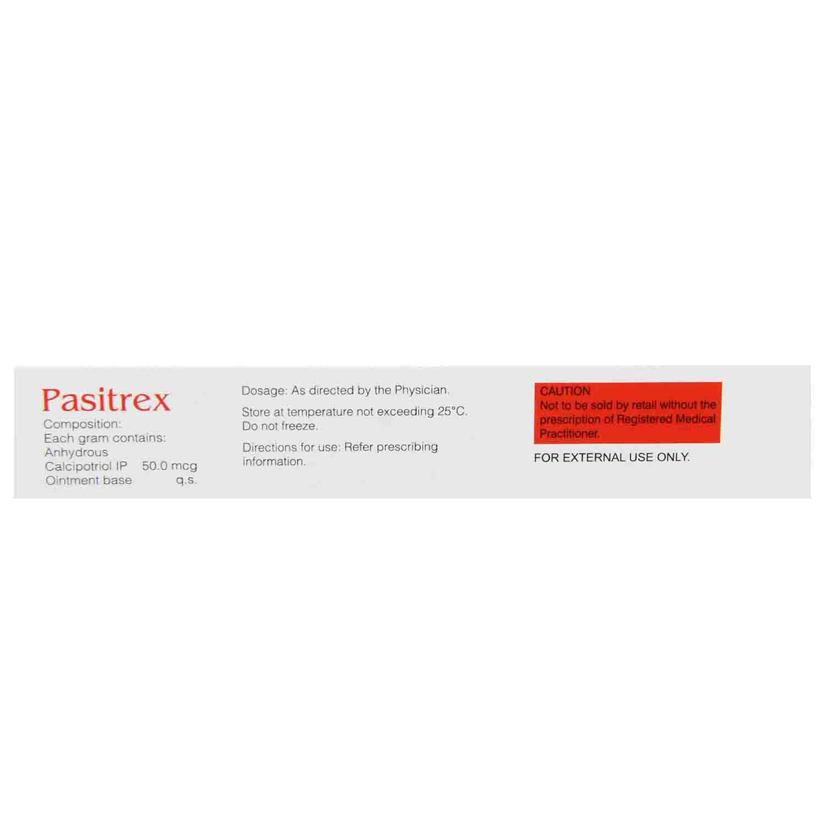 Pasitrex Ointment 20 gm, Pack of 1 OINTMENT Pasitrex Ointment 20 gm, Pack of 1 OINTMENT
