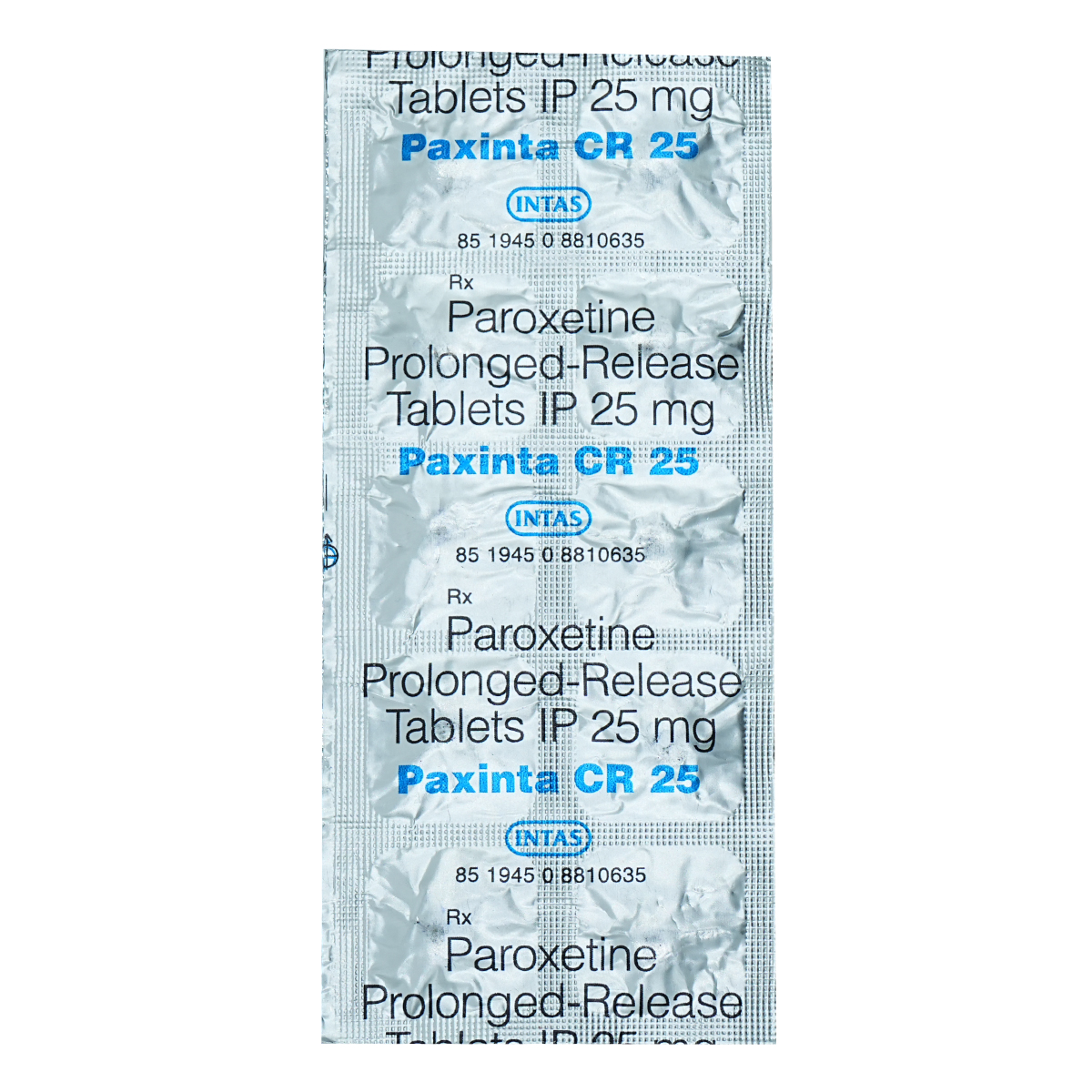 Paxinta CR 25 Tablet 10's, Pack of 10 TabletS Paxinta CR 25 Tablet 10's, Pack of 10 TabletS