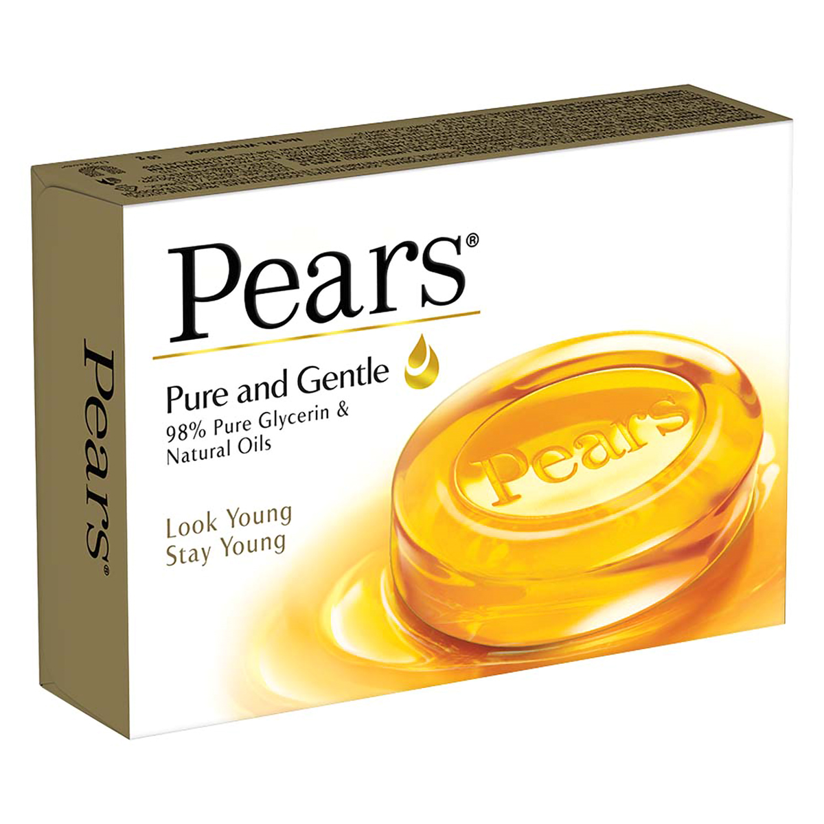 Pears Pure & Gentle Soap 50 gm | 98% Pure Glycerin & Natural Oils | For Glowing Skin | For Men & Women, Pack of 1 Pears Pure & Gentle Soap 50 gm | 98% Pure Glycerin & Natural Oils | For Glowing Skin | For Men & Women, Pack of 1