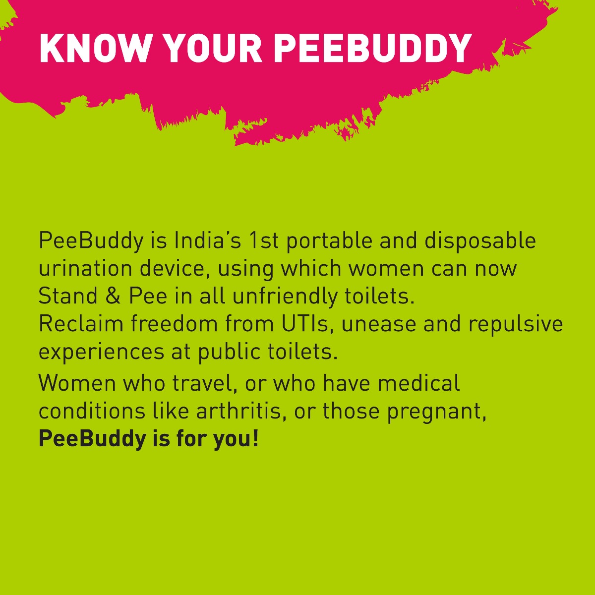 PeeBuddy Freedom to Stand and Pee Disposable Urination Device for Women, 10 Count, Pack of 1 PeeBuddy Freedom to Stand and Pee Disposable Urination Device for Women, 10 Count, Pack of 1