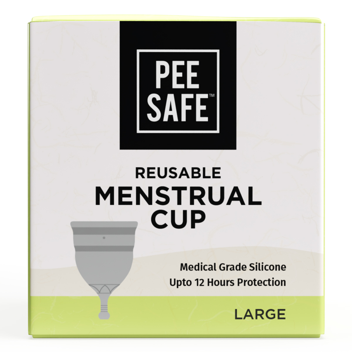 Pee Safe Reusable Menstrual Cup Large, 1 Count, Pack of 1 Pee Safe Reusable Menstrual Cup Large, 1 Count, Pack of 1