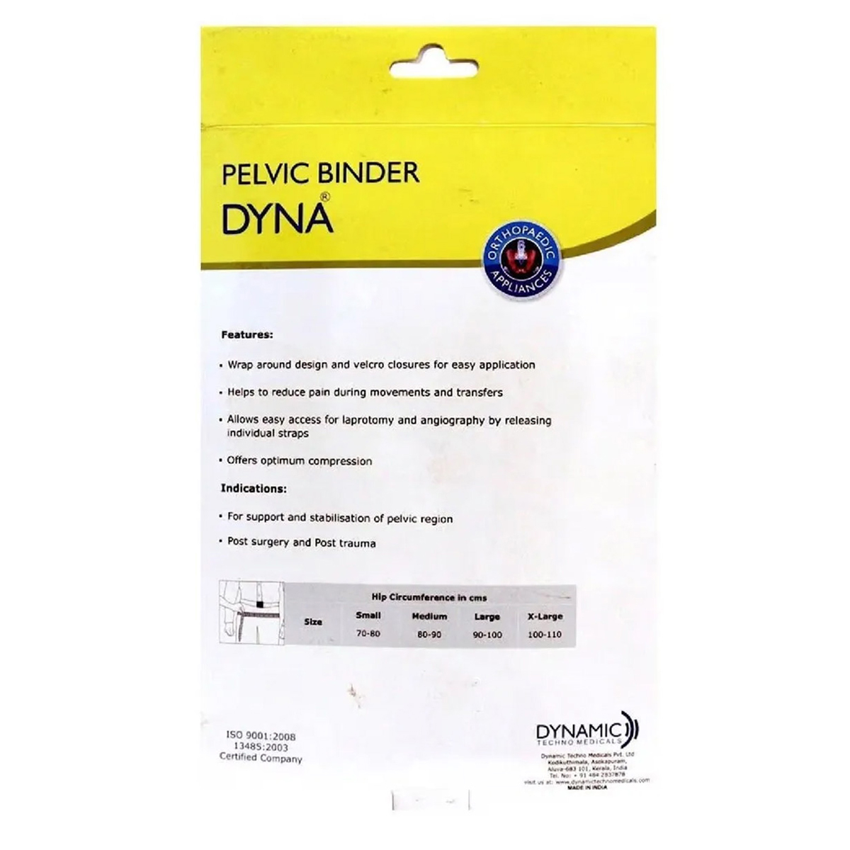 Dyna Pelvic Binder XL, 1 Count, Pack of 1 Dyna Pelvic Binder XL, 1 Count, Pack of 1