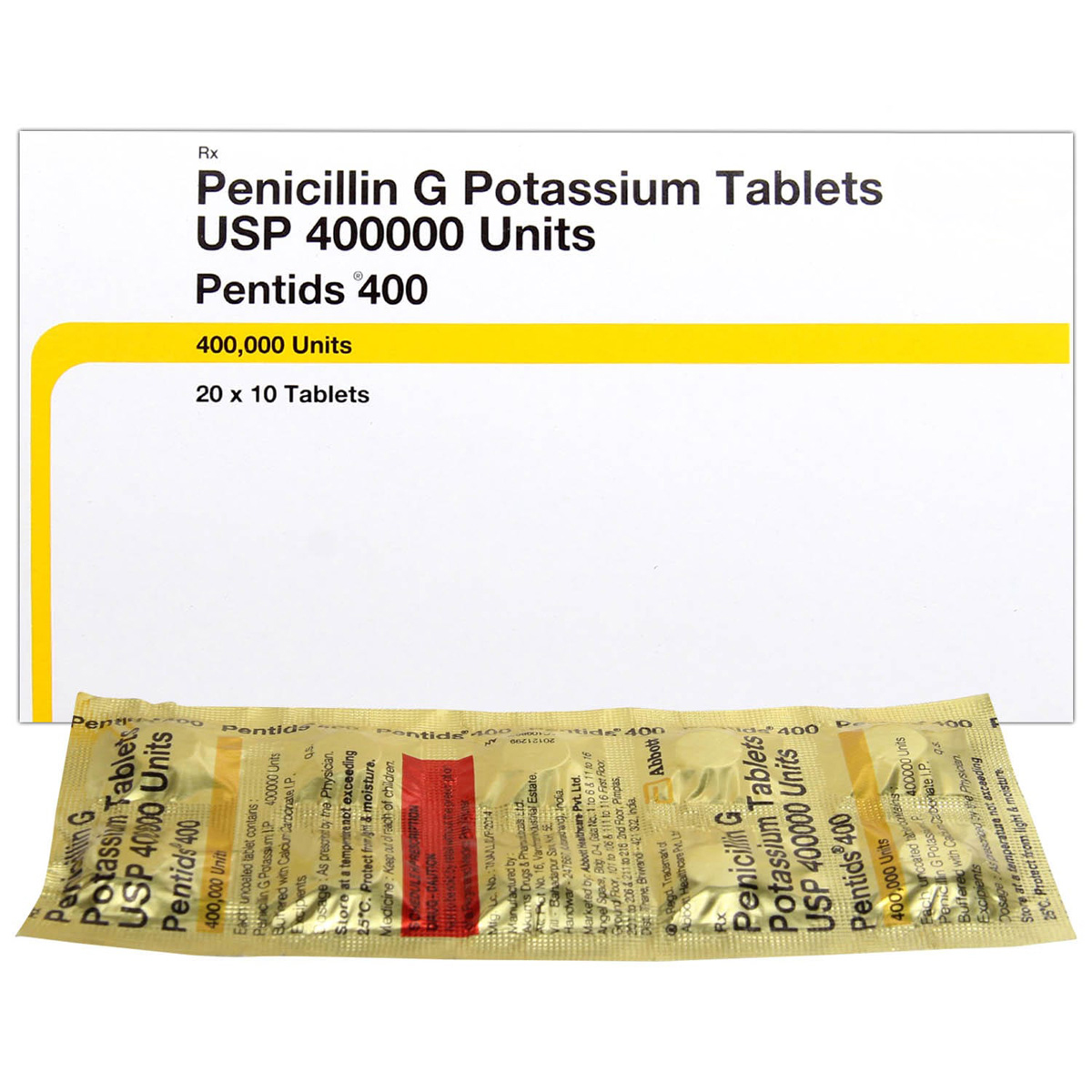 Pentids 400 Tablet 10's, Pack of 10 TABLETS Pentids 400 Tablet 10's, Pack of 10 TABLETS