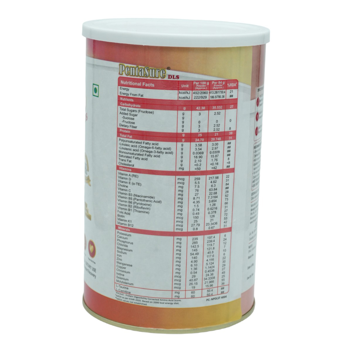 Pentasure DLS Vanilla Flavour Powder 400 gm, Pack of 1 Pentasure DLS Vanilla Flavour Powder 400 gm, Pack of 1