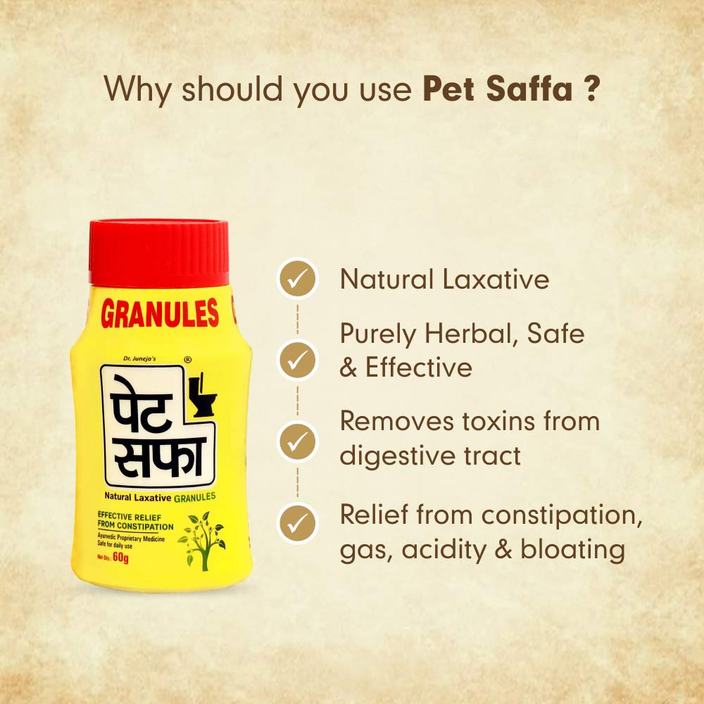 Pet Saffa Natural Laxative Granules, 60 gm, Pack of 1 Pet Saffa Natural Laxative Granules, 60 gm, Pack of 1