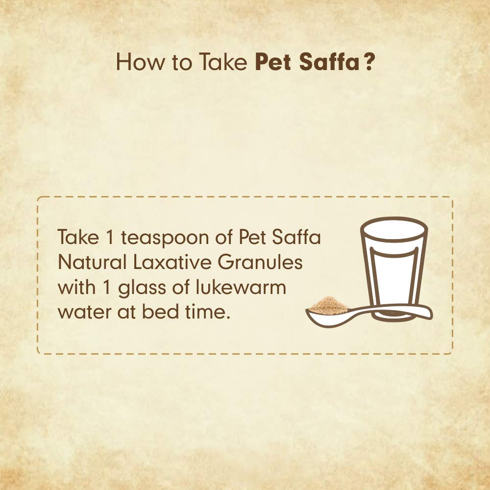 Pet Saffa Natural Laxative Granules, 60 gm, Pack of 1 Pet Saffa Natural Laxative Granules, 60 gm, Pack of 1