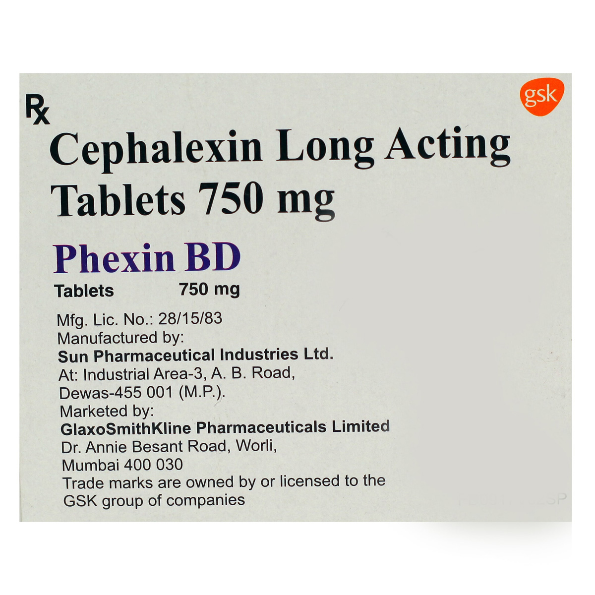 Phexin BD 750 Tablet 10's, Pack of 10 TABLETS Phexin BD 750 Tablet 10's, Pack of 10 TABLETS