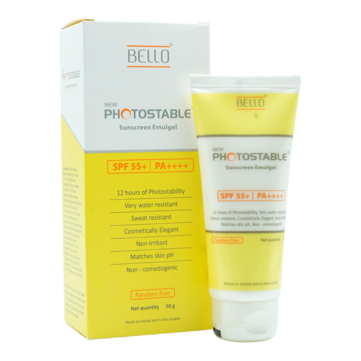 Photostable New Spf 55+ Pa++++ Sunscreen Emulgel 50 gm, Pack of 1 Photostable New Spf 55+ Pa++++ Sunscreen Emulgel 50 gm, Pack of 1