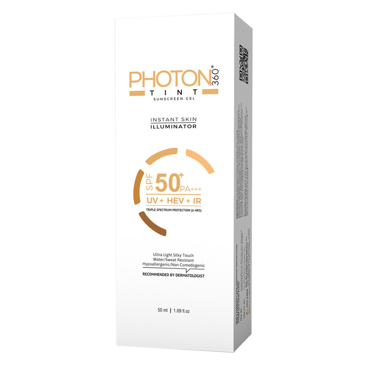 Photon 360 Tint SPF 50+ PA+++ Sunscreen Gel 50 ml, Pack of 1 Photon 360 Tint SPF 50+ PA+++ Sunscreen Gel 50 ml, Pack of 1