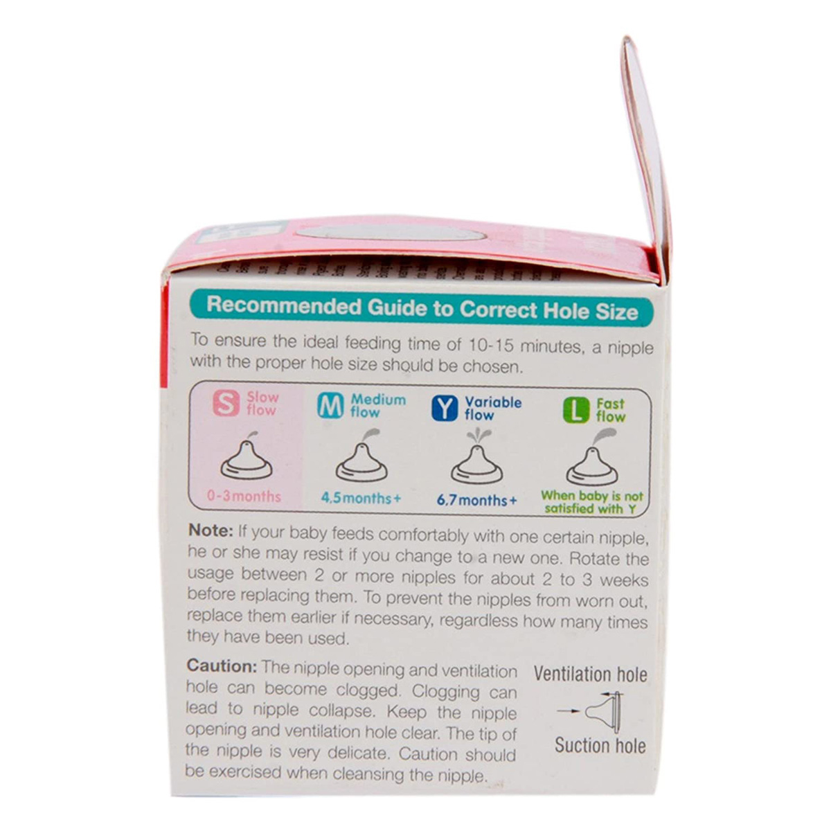 Pigeon Peristaltic Nipple Small 0 to 3+ Months, 1 Count, Pack of 1 Pigeon Peristaltic Nipple Small 0 to 3+ Months, 1 Count, Pack of 1