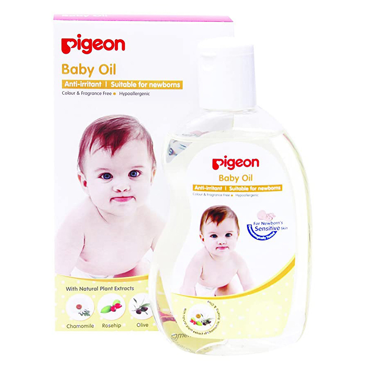 Pigeon Baby Oil, 200 ml, Pack of 1 Pigeon Baby Oil, 200 ml, Pack of 1