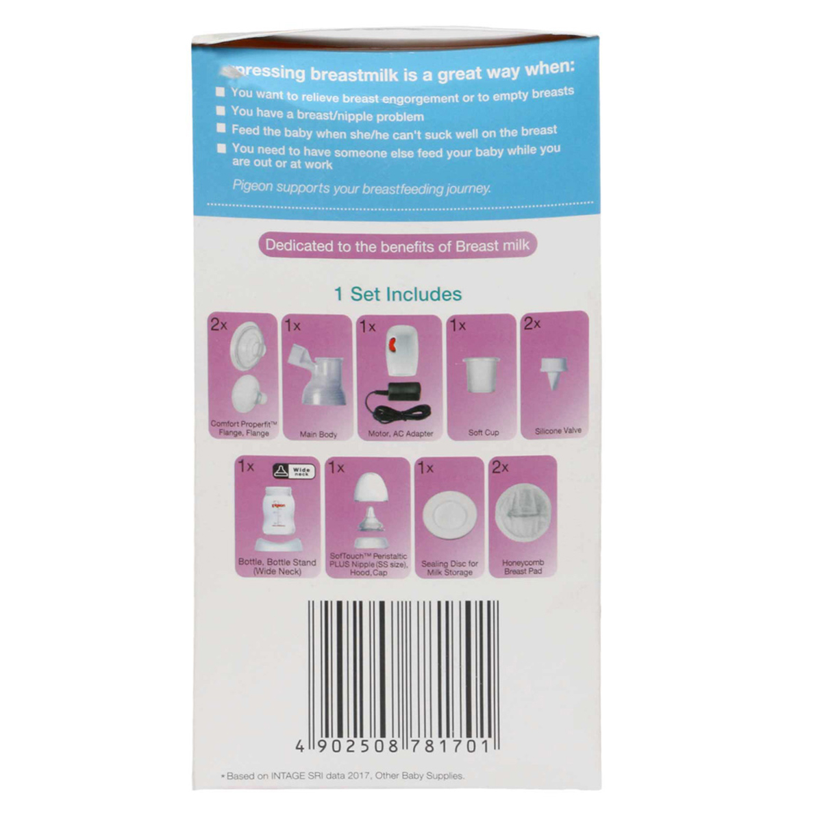 Pigeon Portable Electric Breast Pump, 1 Count, Pack of 1 Pigeon Portable Electric Breast Pump, 1 Count, Pack of 1