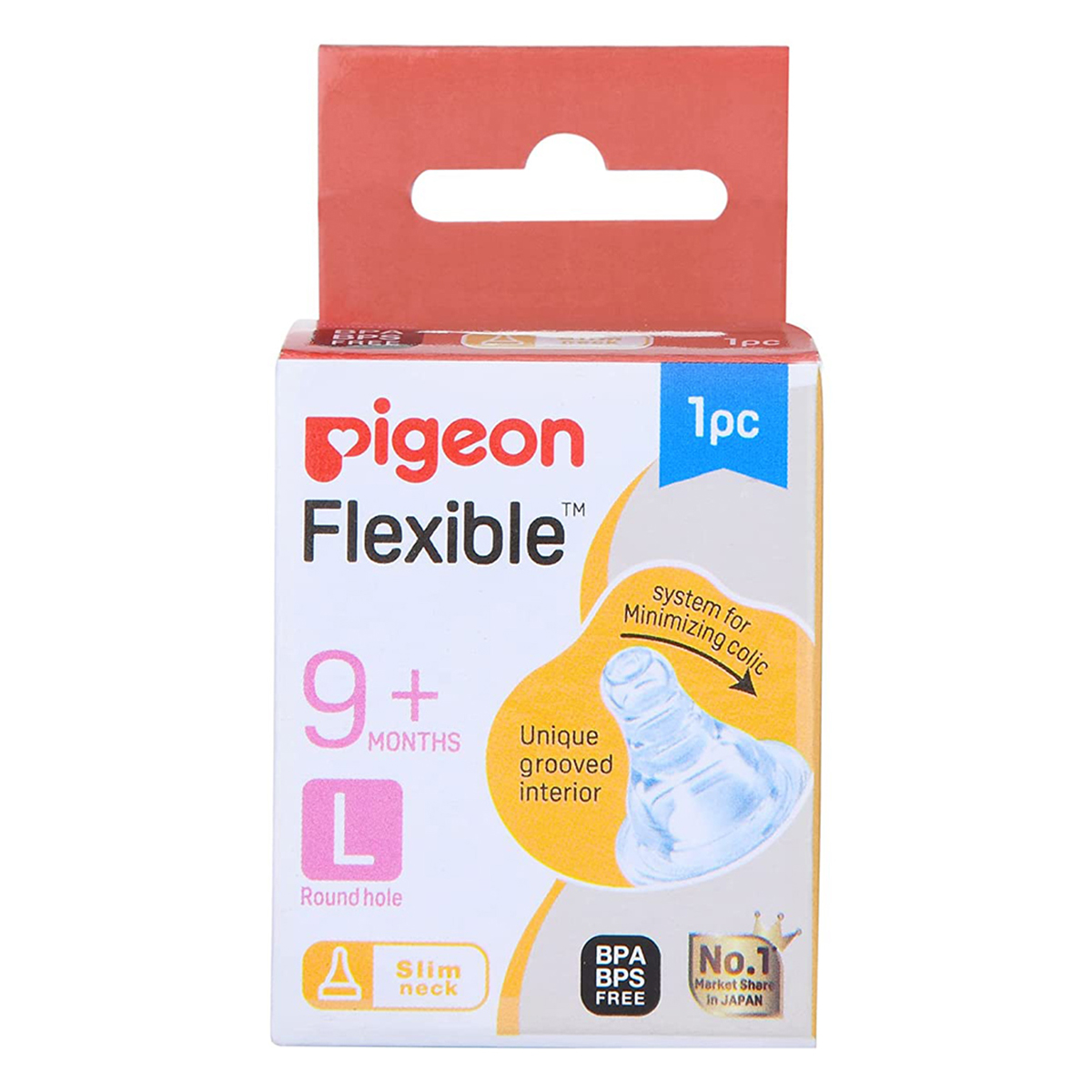 Pigeon Flexible 9M+ Large, 1 Count, Pack of 1 Pigeon Flexible 9M+ Large, 1 Count, Pack of 1