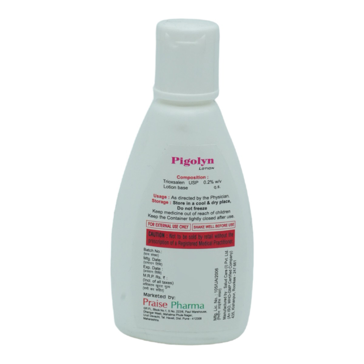 Pigolyn Lotion 30 ml, Pack of 1 Lotion Pigolyn Lotion 30 ml, Pack of 1 Lotion