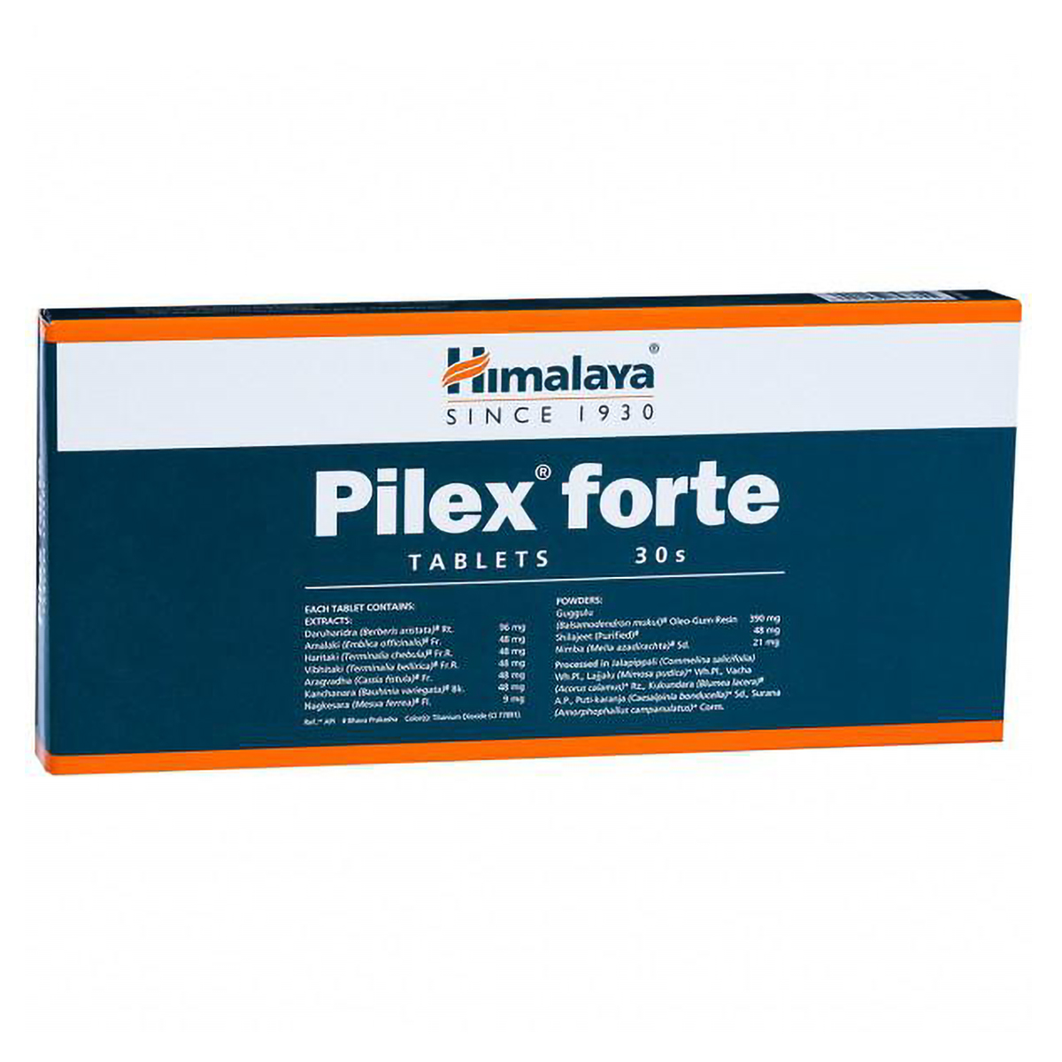 Himalaya Pilex Forte, 30 Tablets Himalaya Pilex Forte, 30 Tablets