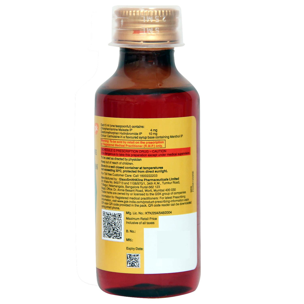 Piriton CS Syrup 100 ml, Pack of 1 Syrup Piriton CS Syrup 100 ml, Pack of 1 Syrup