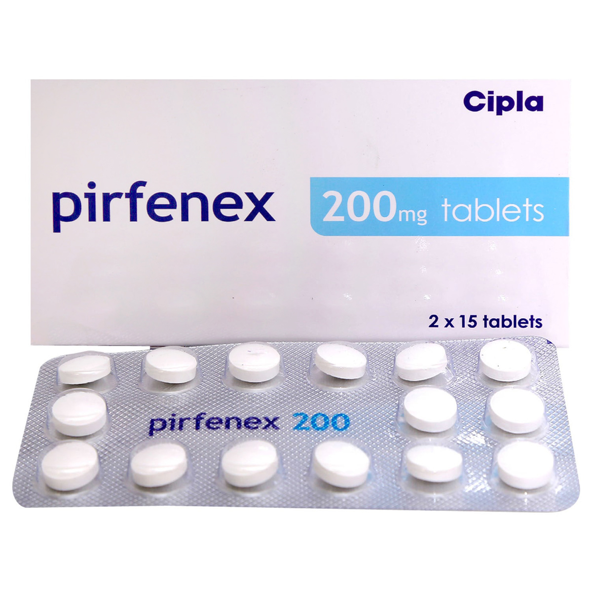 Pirfenex 200 mg Table 15's, Pack of 15 TABLETS Pirfenex 200 mg Table 15's, Pack of 15 TABLETS