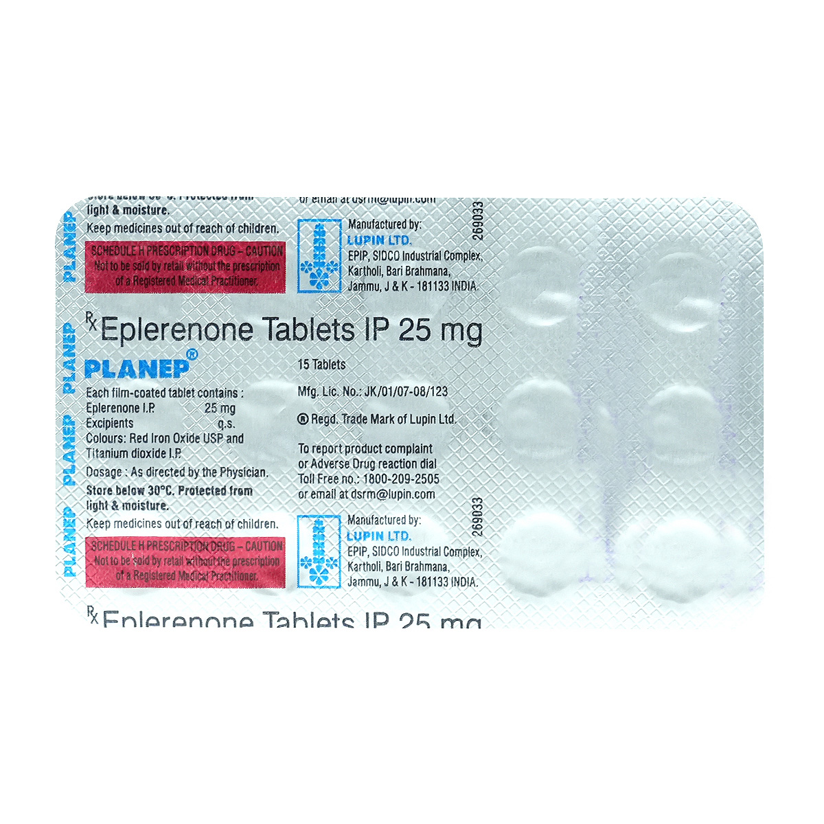 Planep 25 mg Tablet 15's, Pack of 15 TABLETS Planep 25 mg Tablet 15's, Pack of 15 TABLETS