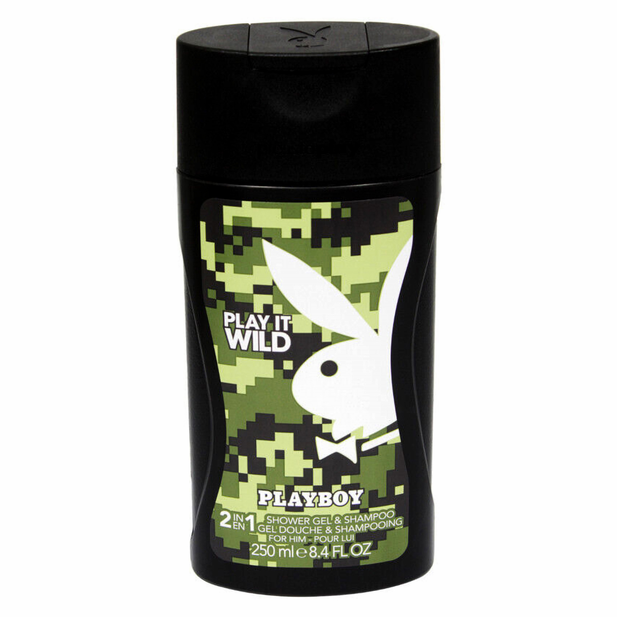 Playboy Play It Wild 2In1 Shower Gel & Shampoo, 250 ml, Pack of 1 Playboy Play It Wild 2In1 Shower Gel & Shampoo, 250 ml, Pack of 1