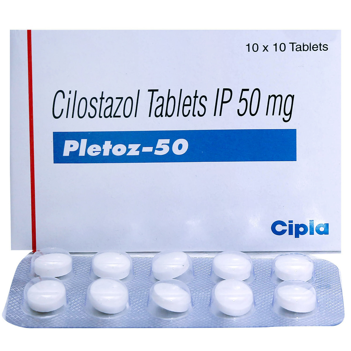 Pletoz 50 Tablet 10's, Pack of 10 TABLETS Pletoz 50 Tablet 10's, Pack of 10 TABLETS