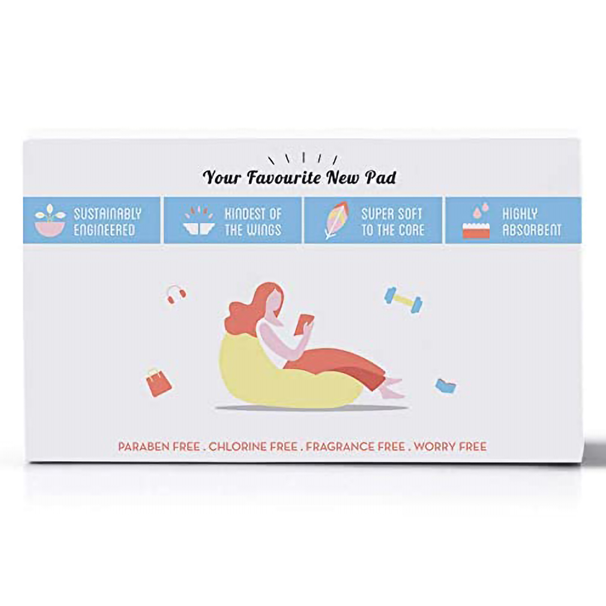 Plush Sanitary Napkins with Disposable Pouchs, 30 Count, Pack of 1 Plush Sanitary Napkins with Disposable Pouchs, 30 Count, Pack of 1