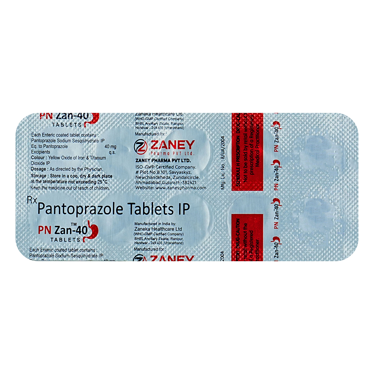 PN Zan-40 Tablet 10's, Pack of 10 TabletS PN Zan-40 Tablet 10's, Pack of 10 TabletS