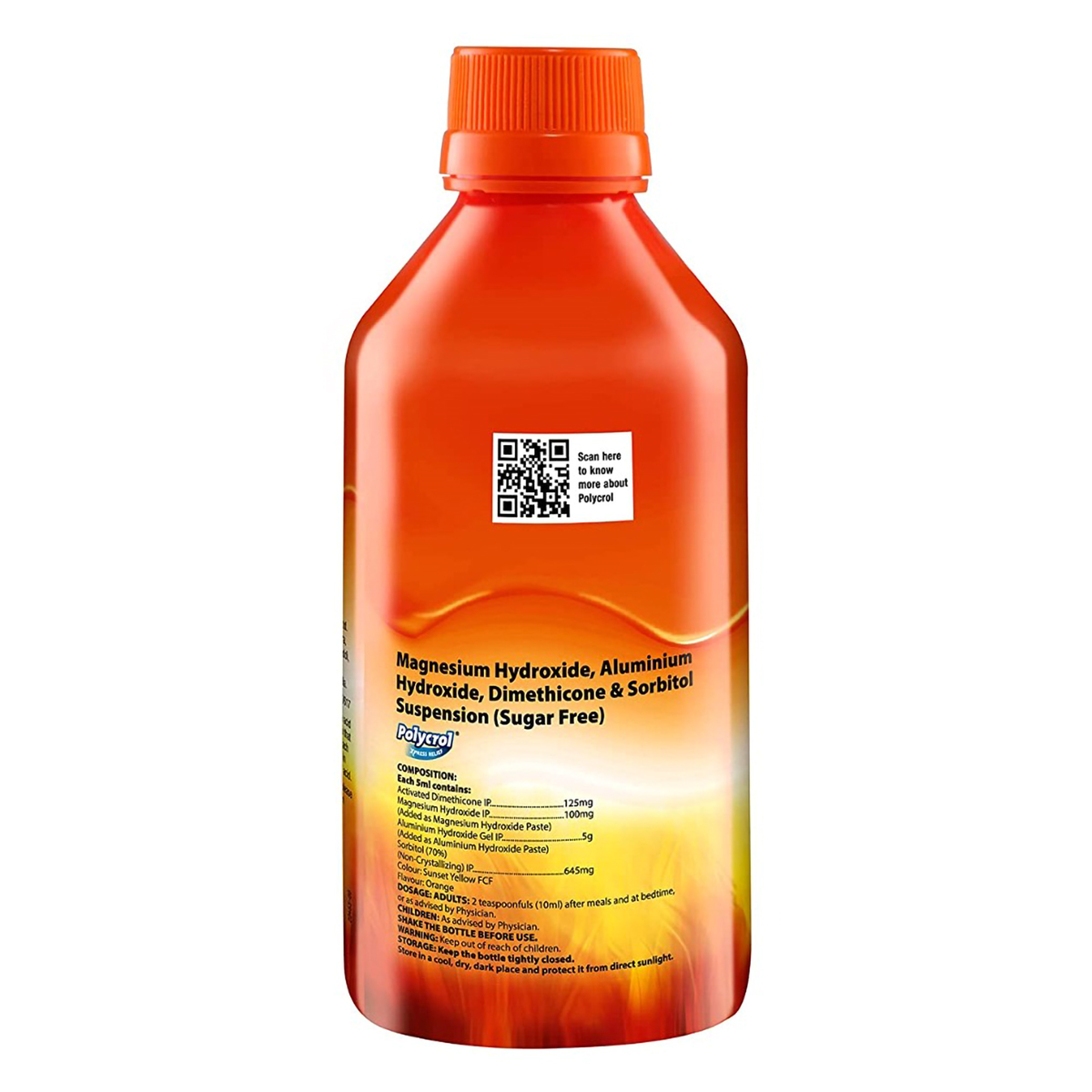 Polycrol Xpress Relief Sugar Free Antacid Antigas Gel, 200 ml, Pack of 1 Polycrol Xpress Relief Sugar Free Antacid Antigas Gel, 200 ml, Pack of 1