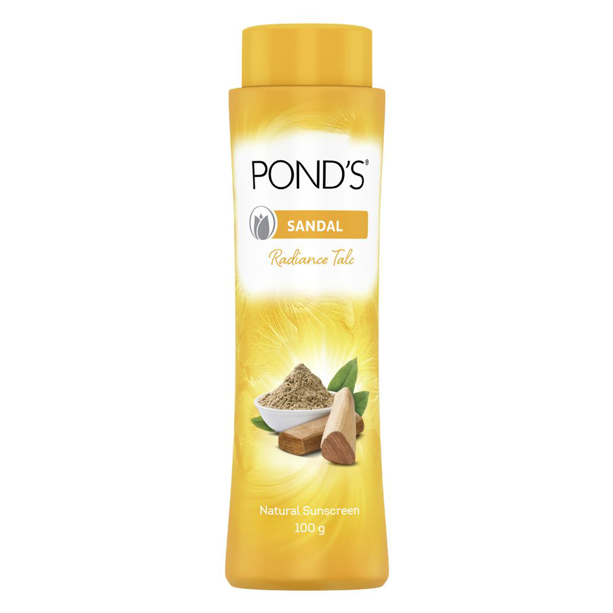 Ponds Sandal Radiance Talc Powder, 100 gm, Pack of 1