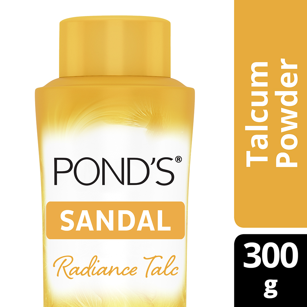 Ponds Sandal Radiance Talc Powder, 300 gm