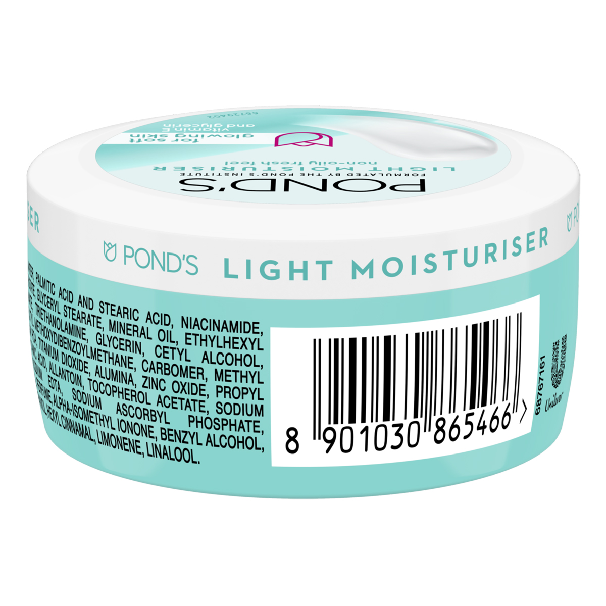 Pond's Light Moisturiser 50 ml | With Vitamin E & Glycerin | For Soft Glowing Skin | Non Oily & Non Sticky Finish | Lightweight Formula | Suitable For All Season, Pack of 1 Pond's Light Moisturiser 50 ml | With Vitamin E & Glycerin | For Soft Glowing Skin | Non Oily & Non Sticky Finish | Lightweight Formula | Suitable For All Season, Pack of 1