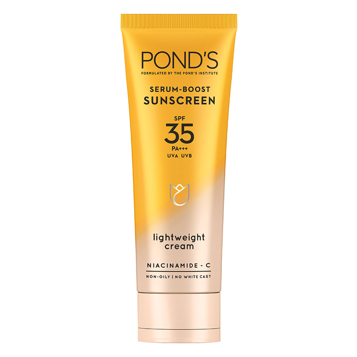 Pond's Serum Boost SPF 35 PA++++ Lightweight Sunscreen cream, 50 gm, Pack of 1 Pond's Serum Boost SPF 35 PA++++ Lightweight Sunscreen cream, 50 gm, Pack of 1