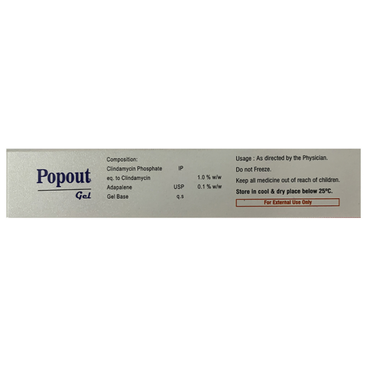 Popout Gel 15 gm, Pack of 1 GEL Popout Gel 15 gm, Pack of 1 GEL
